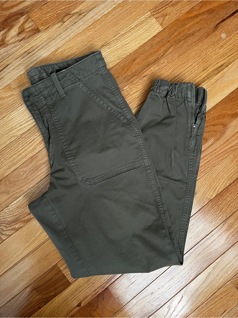 Banana Republic Olive Green Utility Jogger Pants